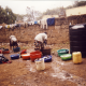 J.C. (Male, 23Yrs Old, Mathare IDP Camp, Kenya), A hard day of washing at the camp
